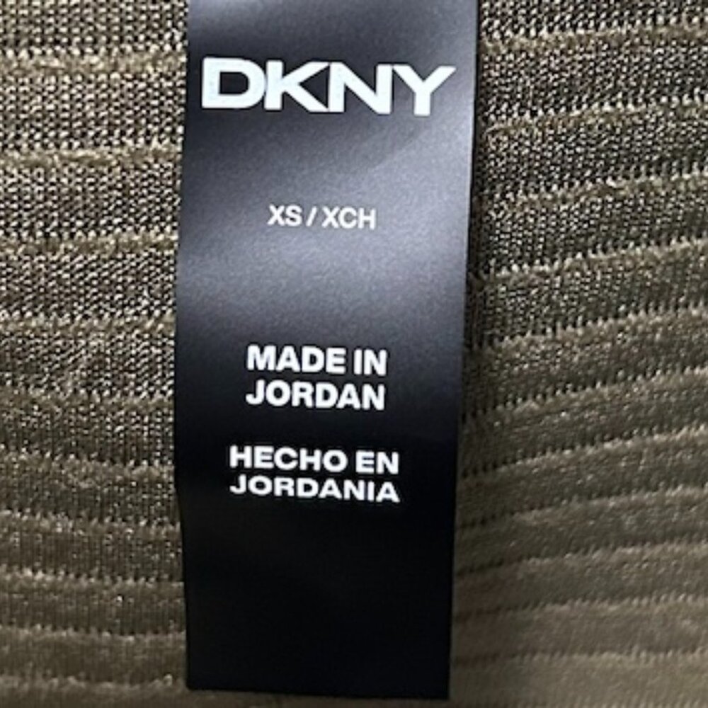 DKNY Women's Tech Ottoman Full-Zip Hoodie Sweatshirt Jacket Olive Size XS - Picture 11 of 12